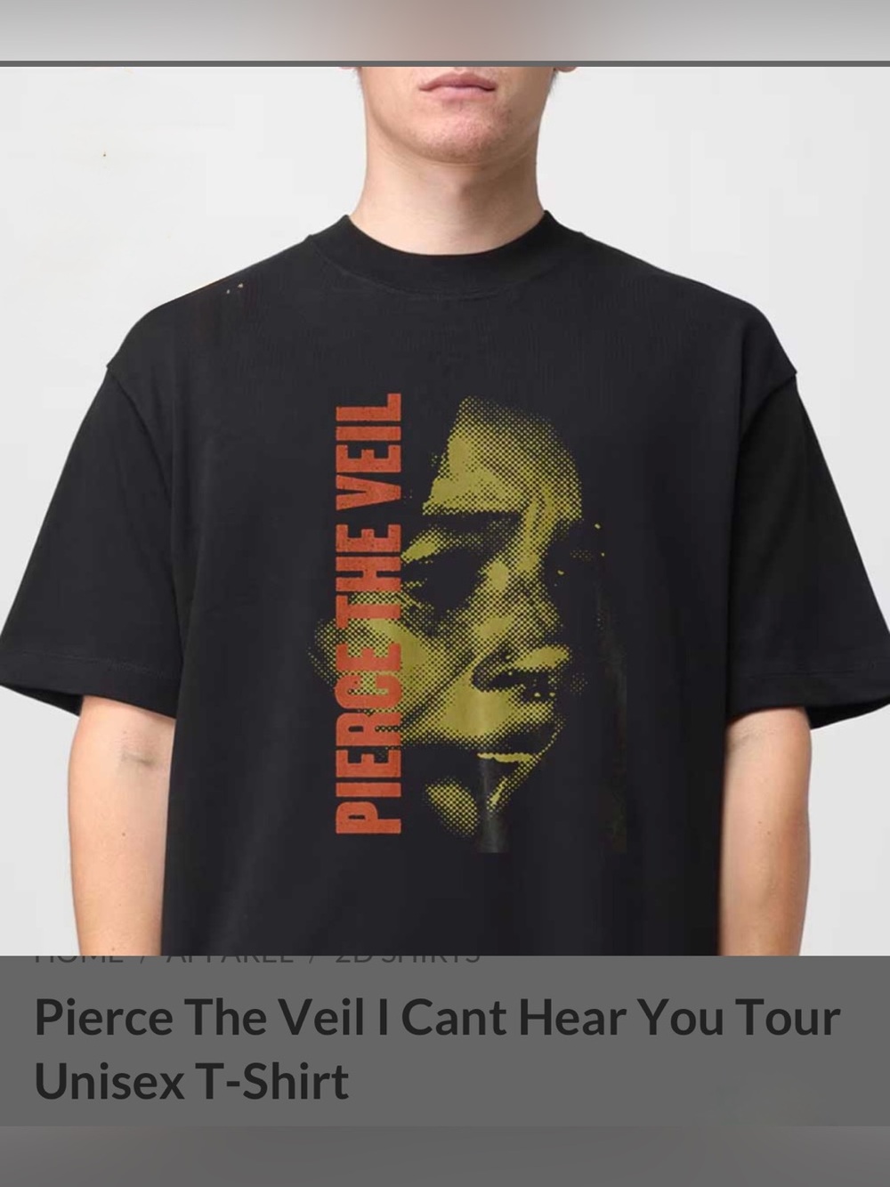 Pierce the Veil "I Can't Hear You" 2025 tour t-shirt. Unisex sz. L